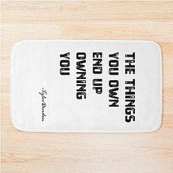 The Things You Own Tyler Durden bath mat