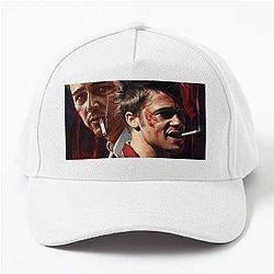 Fight Club Tyler Durden The Narrator Smoking Baseball Cap