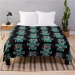 Little by Tyler Durden - Fight Club Throw Blanket