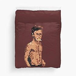 Pixel Art Tyler Duvet Cover