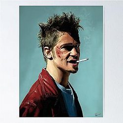 Tyler Durden Fight Club Poster