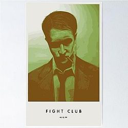 Fight Club - Edward Norton as Tyler Durden Poster