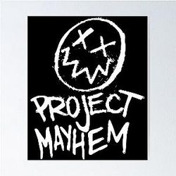 Project Mayhem Fight Club Tyler Durden Poster