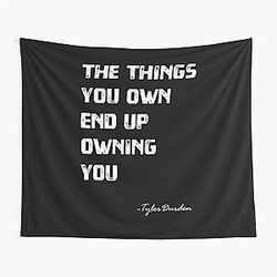 The Things You Own Tyler Durden Tapestry