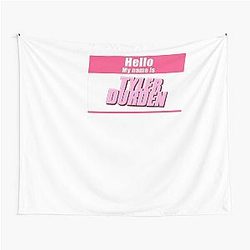 Tyler Durden Name Tag Tapestry
