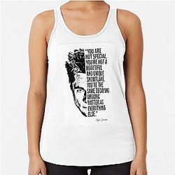 Tyler Durden quote Racerback Tank Top