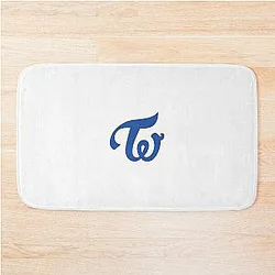 TWICE Classic Logo Tzuyu Bath Mat