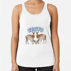 Tzuyu Twice Deer Racerback Tank Top