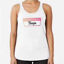 My Bias Is Tzuyu Racerback Tank Top