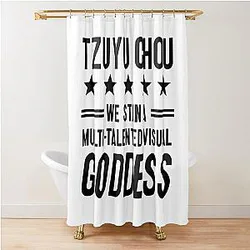 Tzuyu Visual Shower Curtain