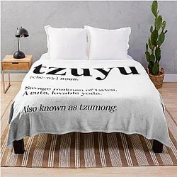 Twice Tzuyu Throw Blanket