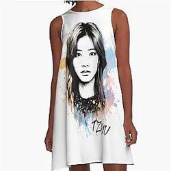 Twice's K-pop A-Line Dress
