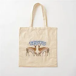 Twice Deer Cotton Tote Bag