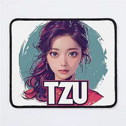 Twice Tzuyu Logo Mouse Pad