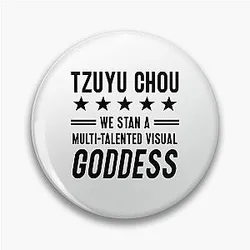 Tzuyu Visual Goddess Pin