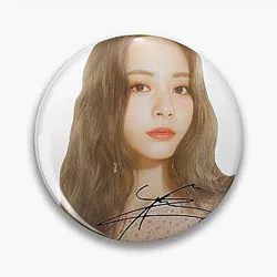 Tzuyu Twice Signature Sticker Pin