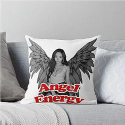 Tzuyu TWICE Angel Energy Aesthetic Design Throw Pillow