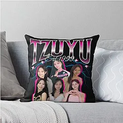 Tzuyu 90s Throw Pillow