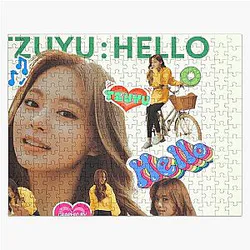 Tzuyu Hello Magazine Fashion 90s Kawaii Y2K Cover Jigsaw Puzzle
