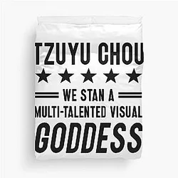 Tzuyu Visual Goddess Duvet Cover