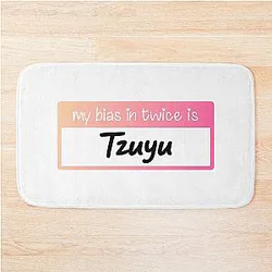 My Bias in Twice is Tzuyu Bathmat