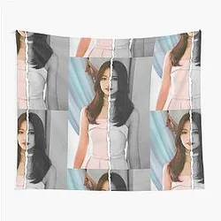 Tzuyu (Divided) Tapestry