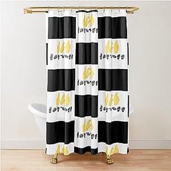 UCF Knights Sign Language Shower Curtain