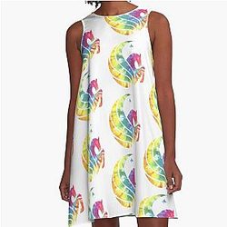 UCF Knights Tie A-Line Dress