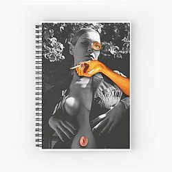 Uma Thurman Spiral Notebook