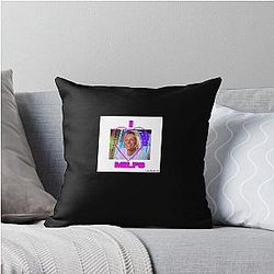 I heart milfs Uma Thurman Throw Pillow