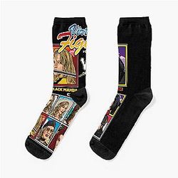 Uma Thurman Fighter Socks