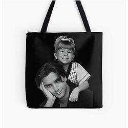 Uncle Jesse and Michelle Full House All Over Print Tote Bag