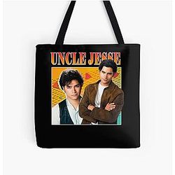 John Stamos Uncle Jesse Tribute All Over Tote Bag