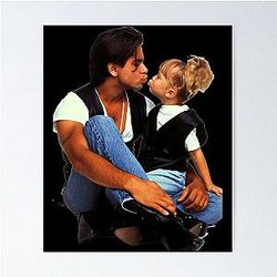 Uncle Jesse Michelle Tanner Kiss Full House Poster