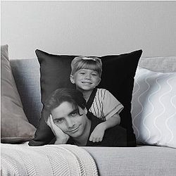 Uncle Jesse and Michelle Full House Throw Pillow