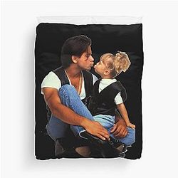 Uncle Jesse Michelle Tanner kiss full house duvet cover.