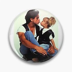 Full House Uncle Jesse Funny Kiss Pin
