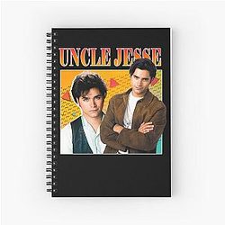 John Stamos Uncle Jesse Tribute Spiral Notebook