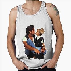 Uncle Jesse Michelle Tanner kiss Full House Tank Top