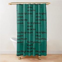 Use the right amount not Uncle Roger Nigel Ng Shower Curtain