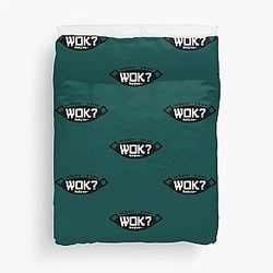 Uncle Roger asks you to cook egg fried rice. Where is your wok light?  Duvet Cover