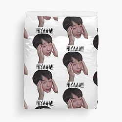Uncle Roger Reaction Duvet Cover
