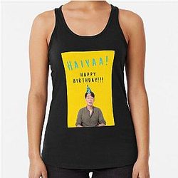 Haiyaa Uncle Roger Happy birthday Willow Racerback Tank Top