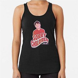 Naughty Uncle Roger Says Racerback Tank Top