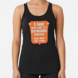 Uncle Roger - A Four Layer Cake is a Psychopathic Behaviour Racerback Tank Top