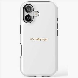 UNCLE ROGER Daddy Roger Orange iPhone Tough Case