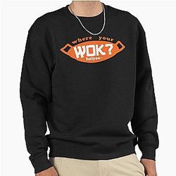 Uncle Roger asks Where is Your Wok? - Orange Pullover Sweatshirt
