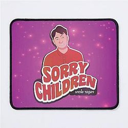 Naughty Uncle Roger says sorry children Mouse Pad
