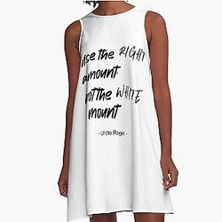 Use the right amount / A-Line Dress - Uncle Roger - Nigel Ng