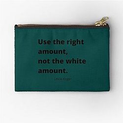 Use the Right Amount Zipper Pouch - Uncle Roger - Nigel Ng